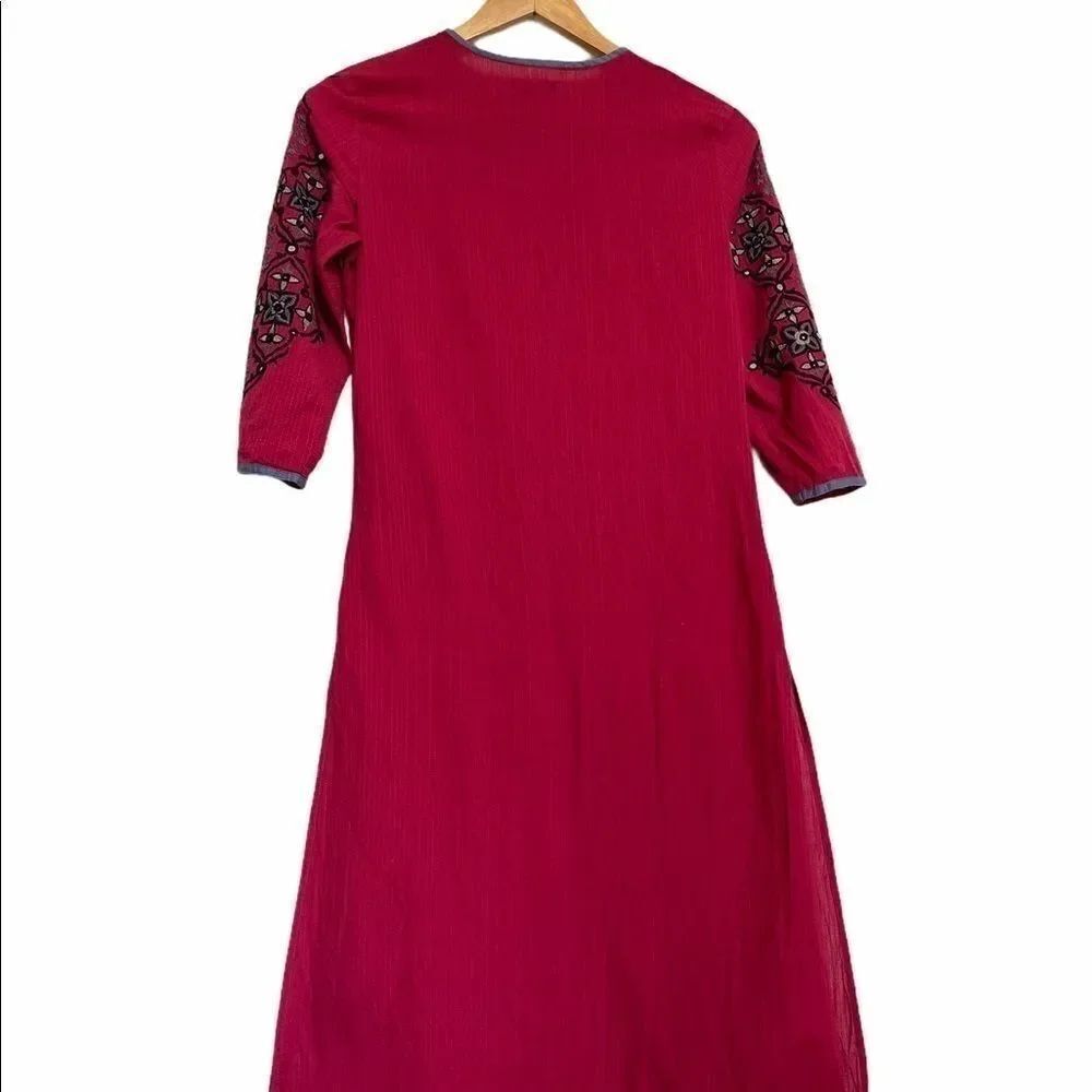 Pink Embellished Kurta Size 32 - Picture 2 of 5